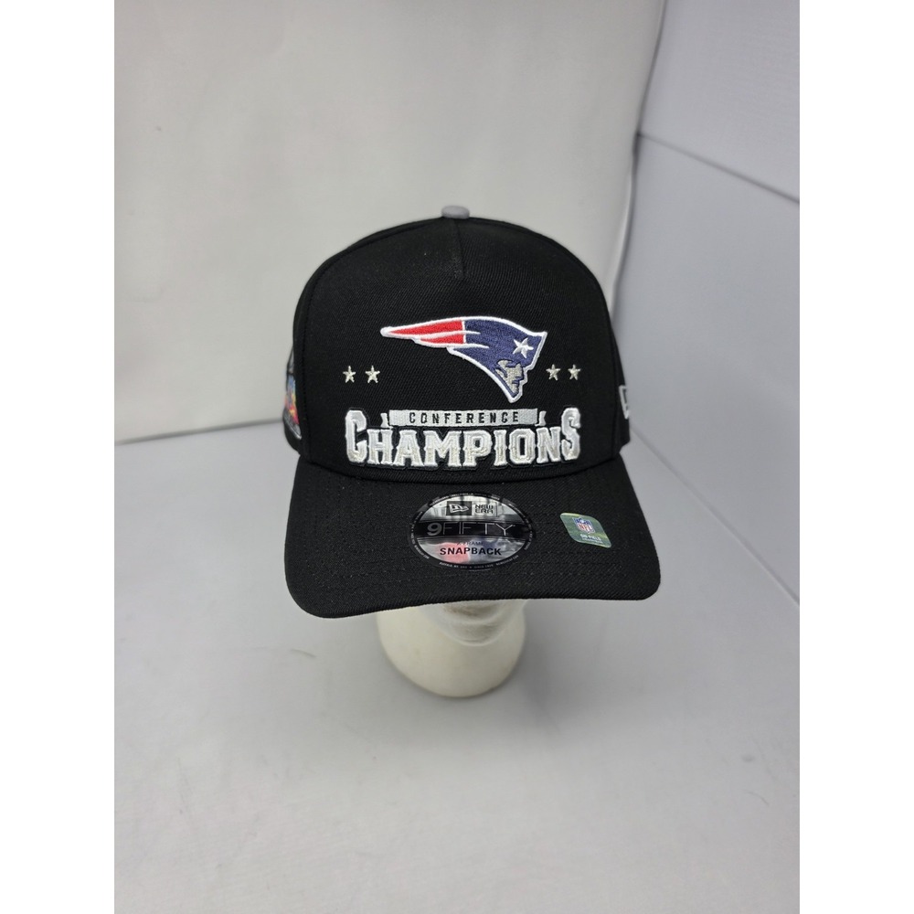 New England Patriots New Era 2025 AFC Champions Locker Room Official Hat 9fifty